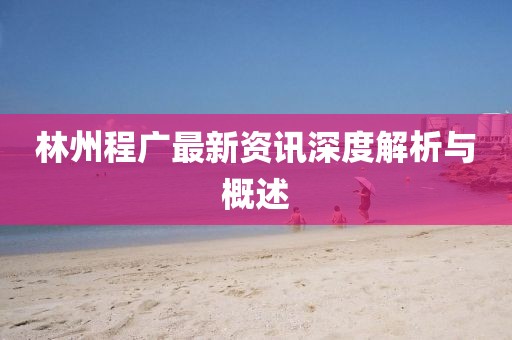 林州程廣最新資訊深度解析與概述
