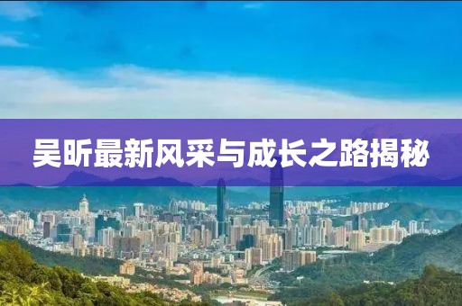 吳昕最新風(fēng)采與成長之路揭秘