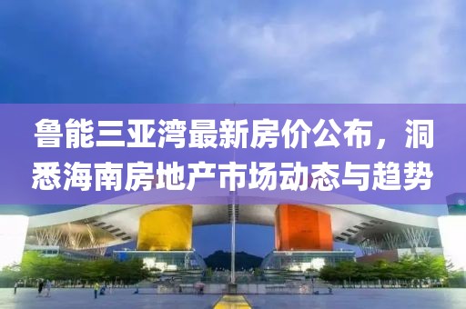 魯能三亞灣最新房價公布，洞悉海南房地產(chǎn)市場動態(tài)與趨勢