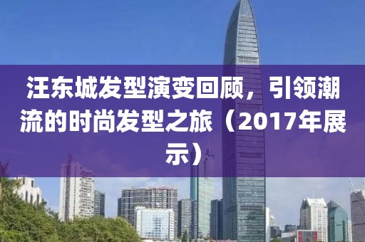 汪東城發(fā)型演變回顧，引領(lǐng)潮流的時尚發(fā)型之旅（2017年展示）