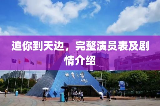 追你到天邊，完整演員表及劇情介紹