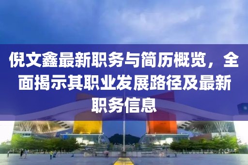 倪文鑫最新職務(wù)與簡(jiǎn)歷概覽，全面揭示其職業(yè)發(fā)展路徑及最新職務(wù)信息