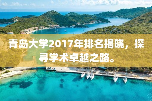 青島大學(xué)2017年排名揭曉，探尋學(xué)術(shù)卓越之路。