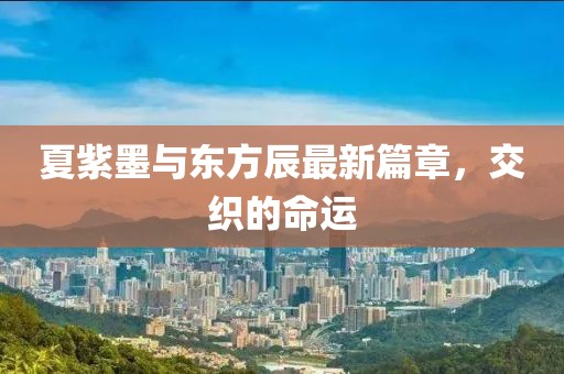 夏紫墨與東方辰最新篇章，交織的命運