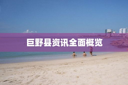 巨野縣資訊全面概覽
