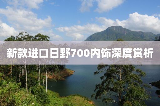 新款進(jìn)口日野700內(nèi)飾深度賞析
